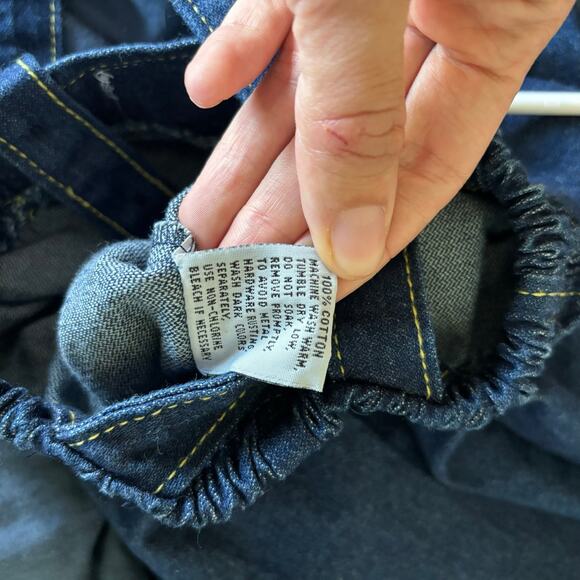 Tot Trends Boys Girls Vintage overalls Denim 18 months - Picture 6 of 6